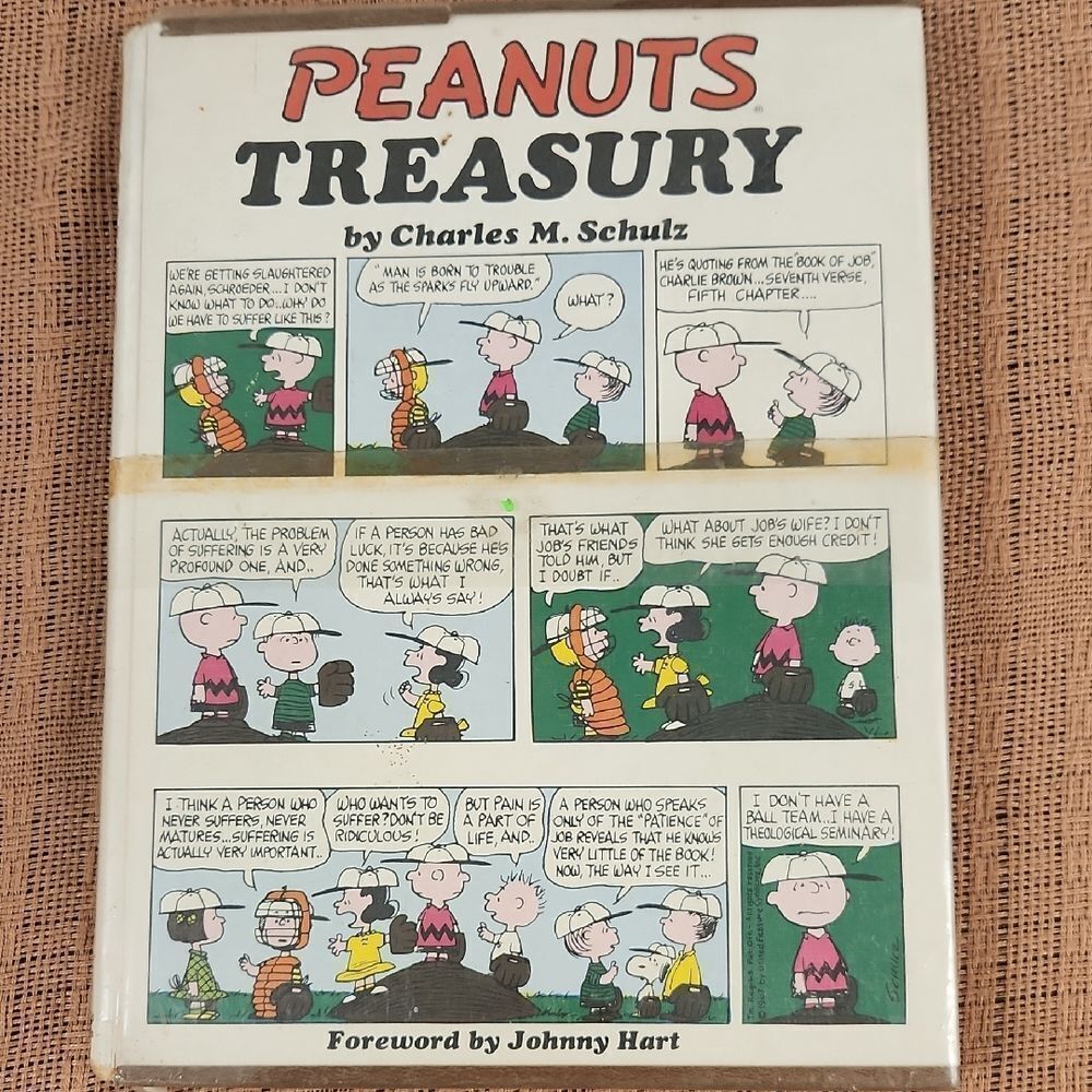 Vintage Peanuts Treasury Comic Book By Charles M. Schulz 1969